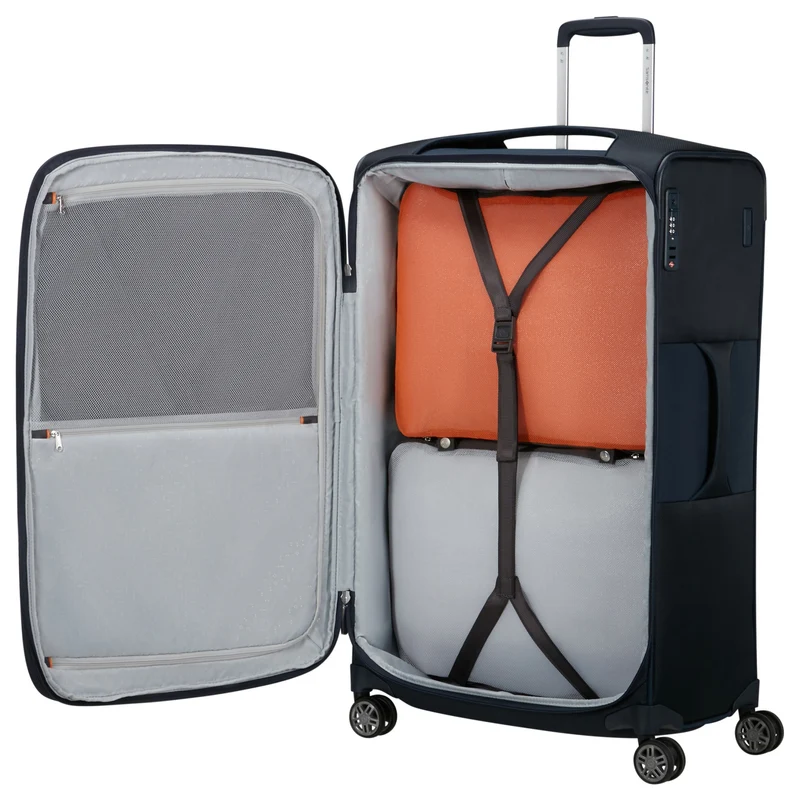 Samsonite Selection Re-Lite - 4-Rollen-Trolley 78 cm erw. (midnight blue)