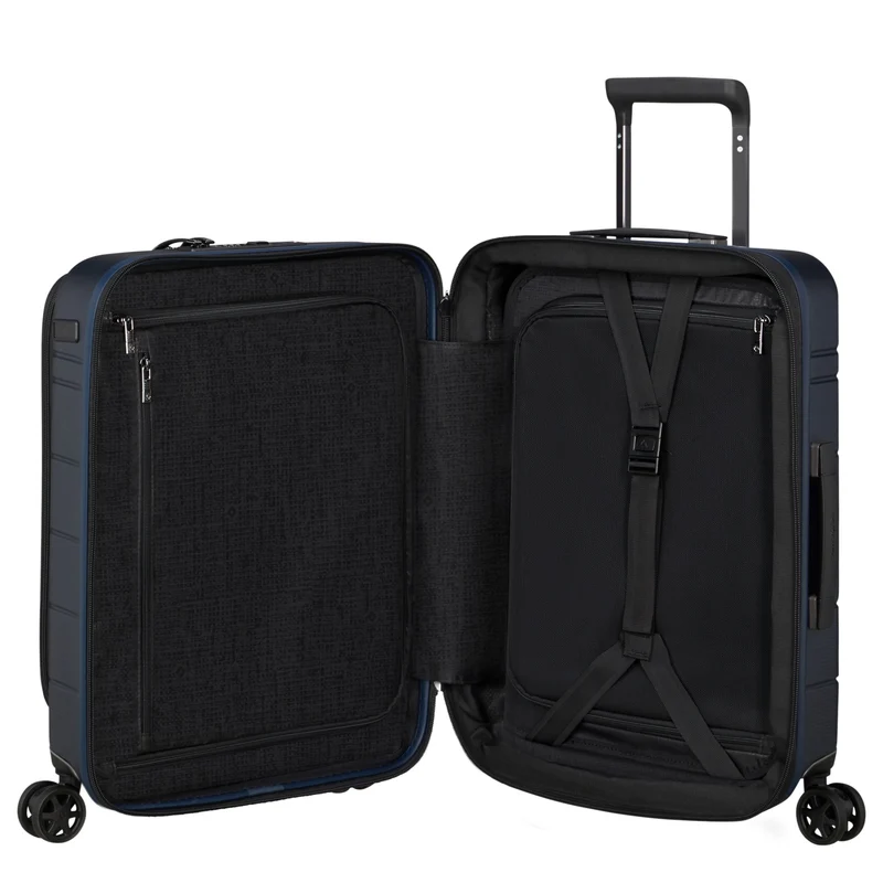 Samsonite Selection Neopod Easy Access - 4-Rollen-Kabinentrolley 55 cm erw. (midnight blue)