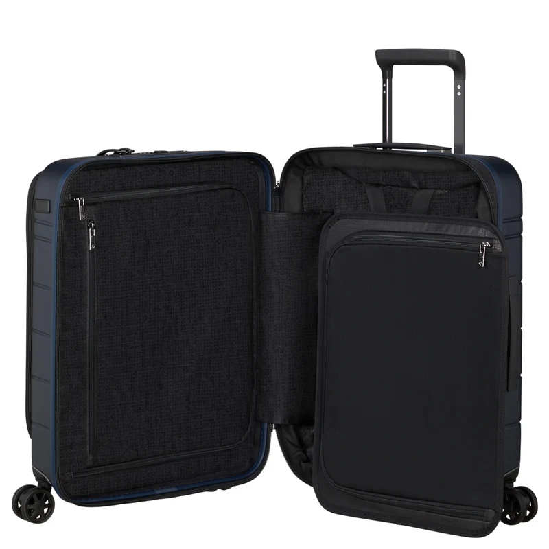 Samsonite Selection Neopod Easy Access - 4-Rollen-Kabinentrolley 55 cm erw. (midnight blue)
