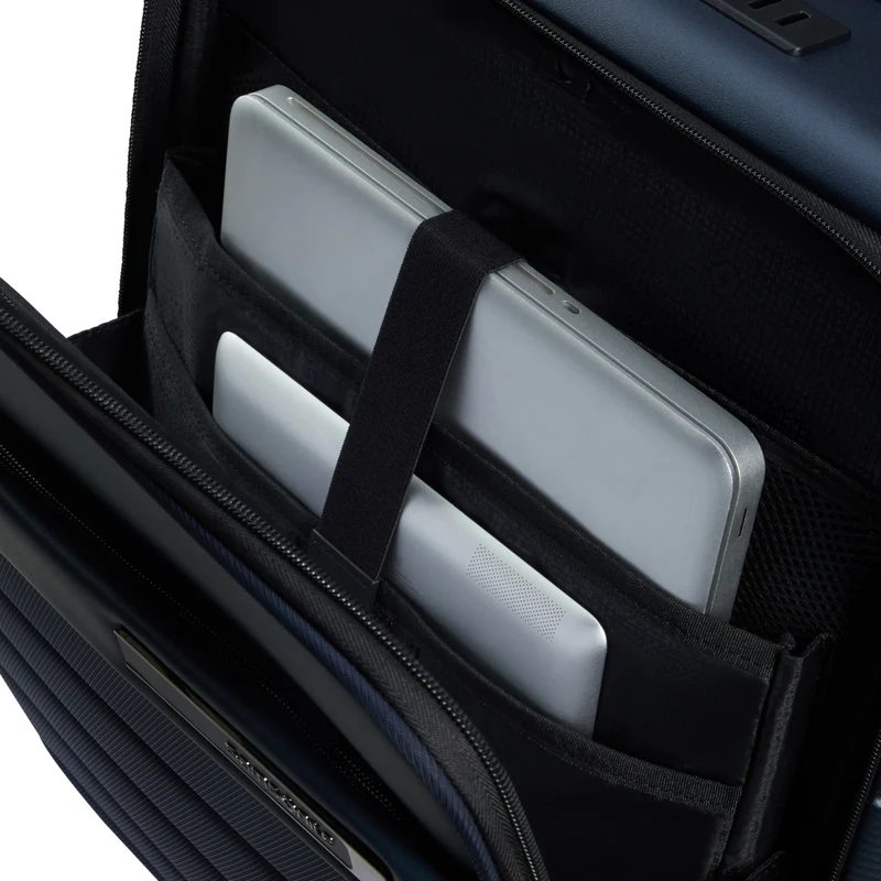 Samsonite Selection Neopod Easy Access - 4-Rollen-Kabinentrolley 55 cm erw. (midnight blue)