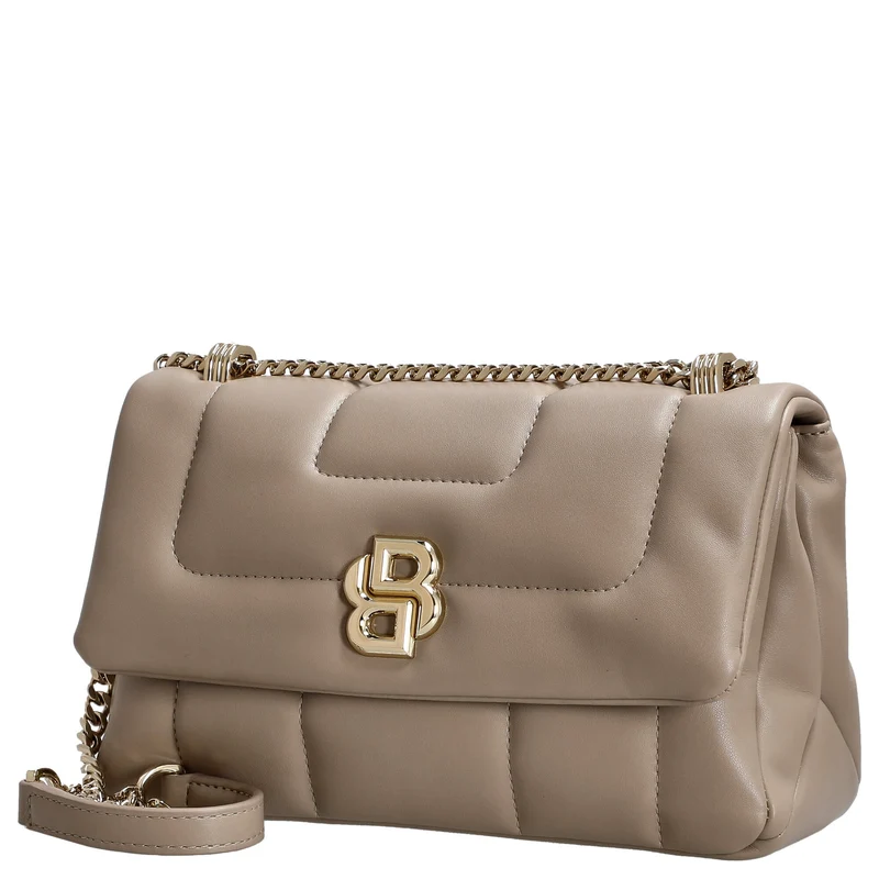 BOSS Women's B Icon - Schultertasche M 24.5 cm (light beige)