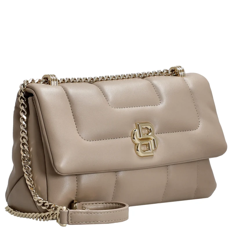 BOSS Women's B Icon - Schultertasche M 24.5 cm (light beige)
