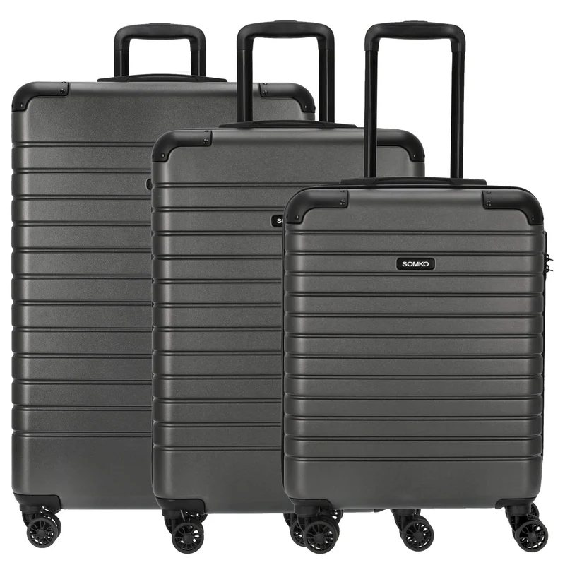 Somko Line - 4-Rollen-Trolley Set 3tlg. (anthrazit)