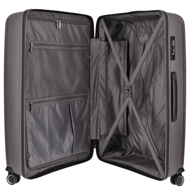 Somko Wave - 4-Rollen-Trolley Set 3tlg. (anthrazit)