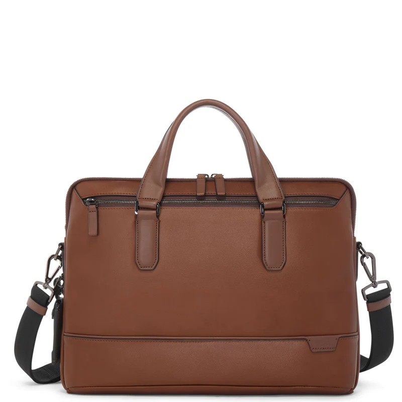 TUMI Harrison - Sycamore Dünne Aktentasche 27 cm (cognac)
