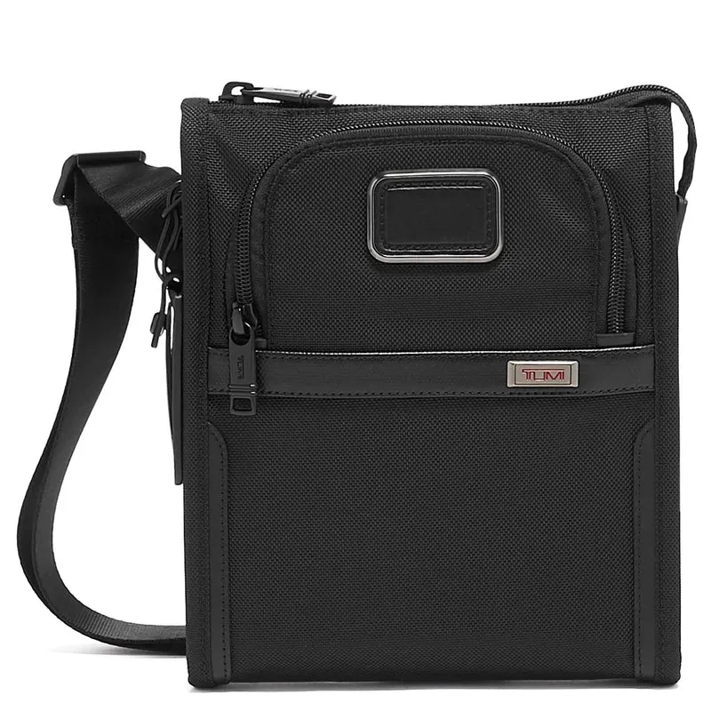 TUMI Alpha - Umhängetasche. ballistisches Nylon 24 cm (schwarz)