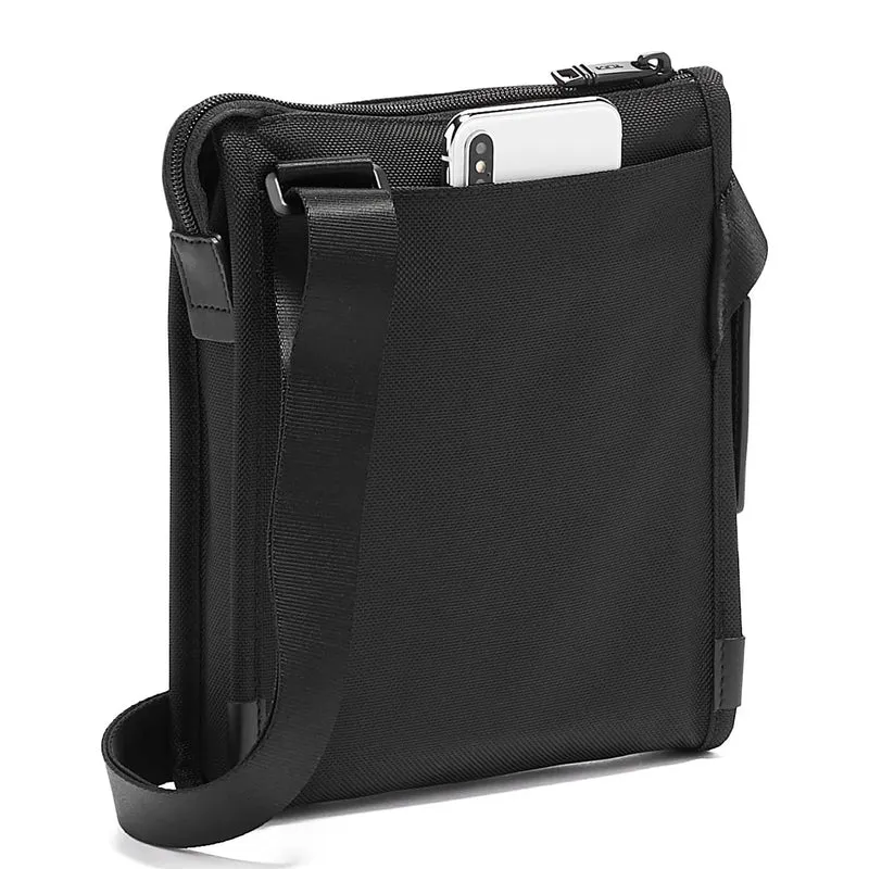 TUMI Alpha - Umhängetasche. ballistisches Nylon 24 cm (schwarz)