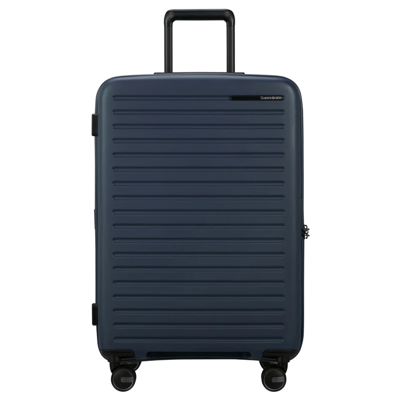 Samsonite Selection Restackd - 4-Rollen-Trolley M 68 cm erw. (midnight)
