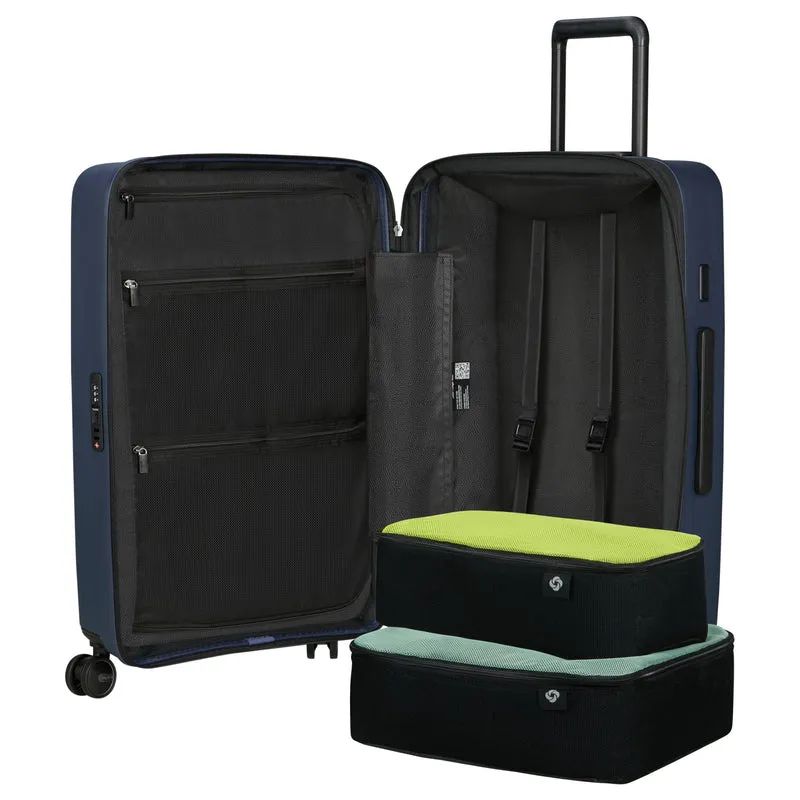 Samsonite Selection Restackd - 4-Rollen-Trolley M 68 cm erw. (midnight)