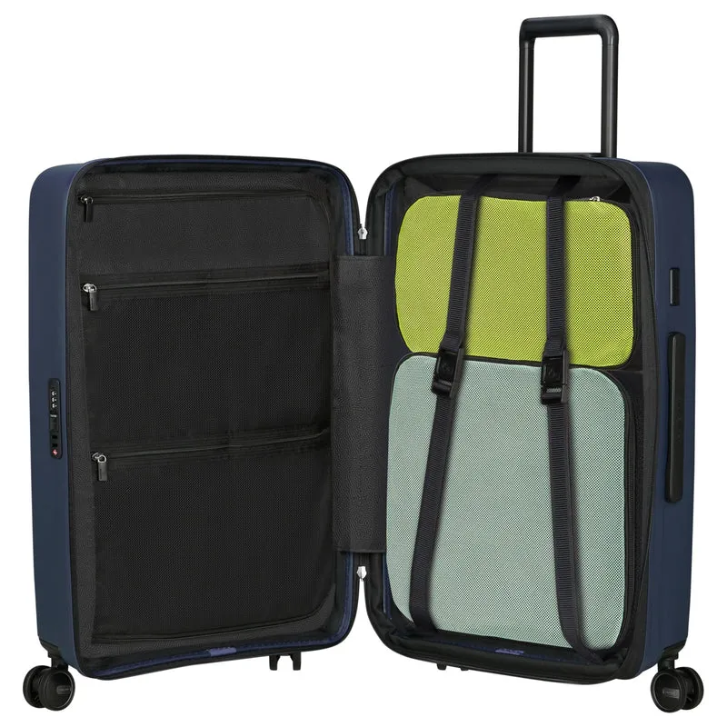 Samsonite Selection Restackd - 4-Rollen-Trolley M 68 cm erw. (midnight)