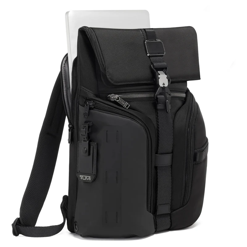TUMI Alpha Bravo - Logistics Rucksack. ballistisches Nylon 15" 42 cm (schwarz)