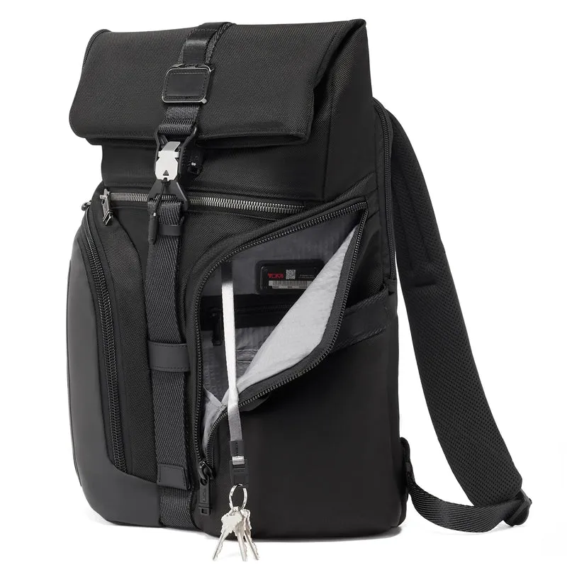 TUMI Alpha Bravo - Logistics Rucksack. ballistisches Nylon 15" 42 cm (schwarz)