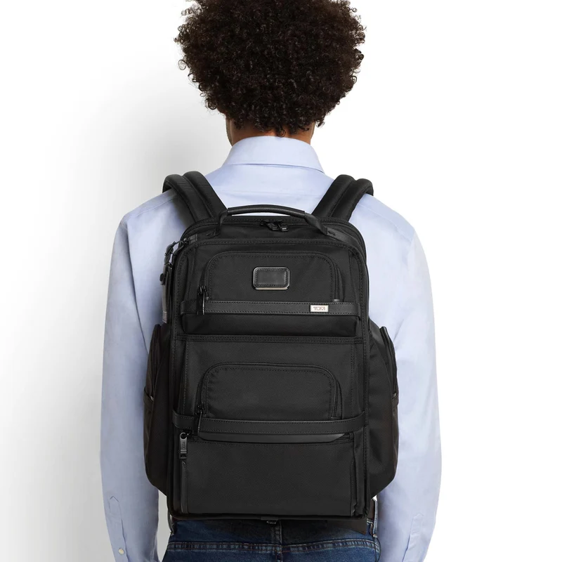 TUMI Alpha - Business-Rucksack, ballistisches Nylon 15" 43 cm (schwarz)