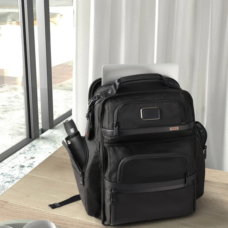 TUMI Alpha - Business-Rucksack, ballistisches Nylon 15" 43 cm (schwarz)