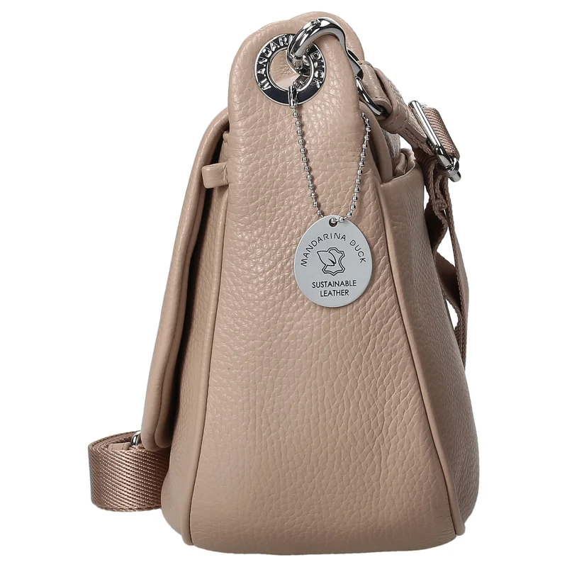 Mandarina Duck Mellow Leather - Umhängetasche 23 cm (warm taupe)