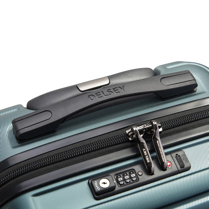 Delsey Paris Shadow 5.0 - 4-Rollen-Kabinentrolley USB 55 cm (grün)