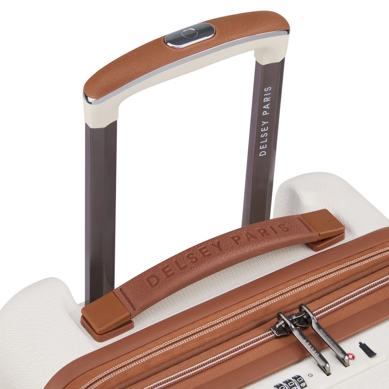 Delsey Paris Chatelet Air 2.0 - 4-Rollen-Kabinentrolley 55 cm erw. 14" USB (angora)