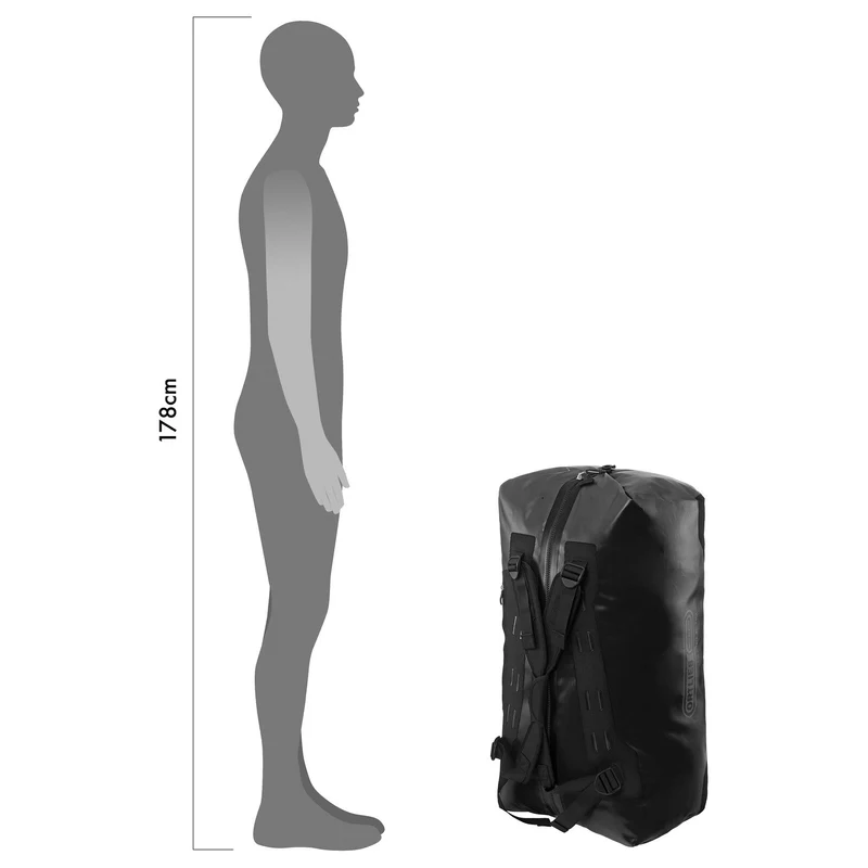 Ortlieb Duffle 110 - Reisetasche/ Rucksack 70 cm (black)