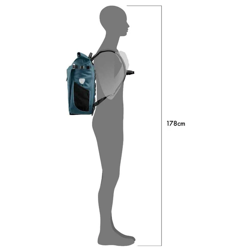 Ortlieb Vario 26 Hinterradtasche - Rucksack 47 cm (petrol)