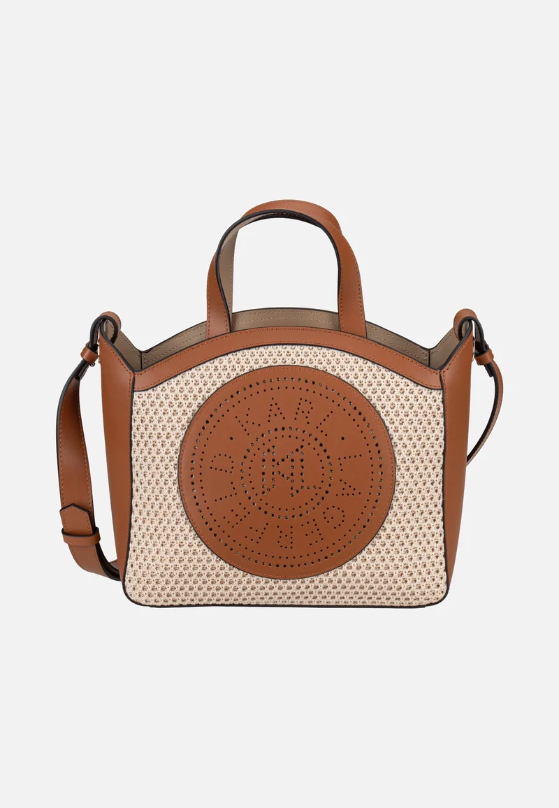K/Circle SM Tote Raffia Mesh Natural/Tan - Tote Bag