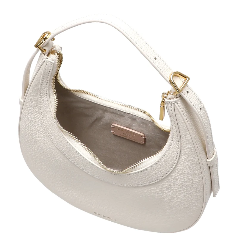 Coccinelle Whisper - Schultertasche 23.5 cm (pearl)