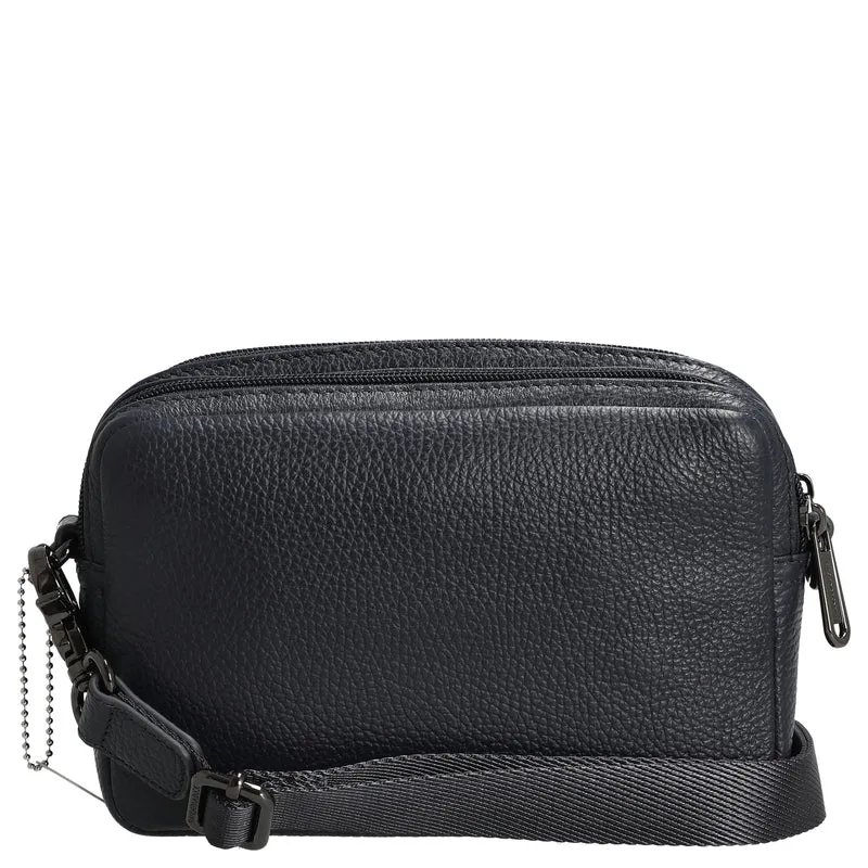 Mandarina Duck Mellow Leather - Umhängetasche 20 cm (dress blue)