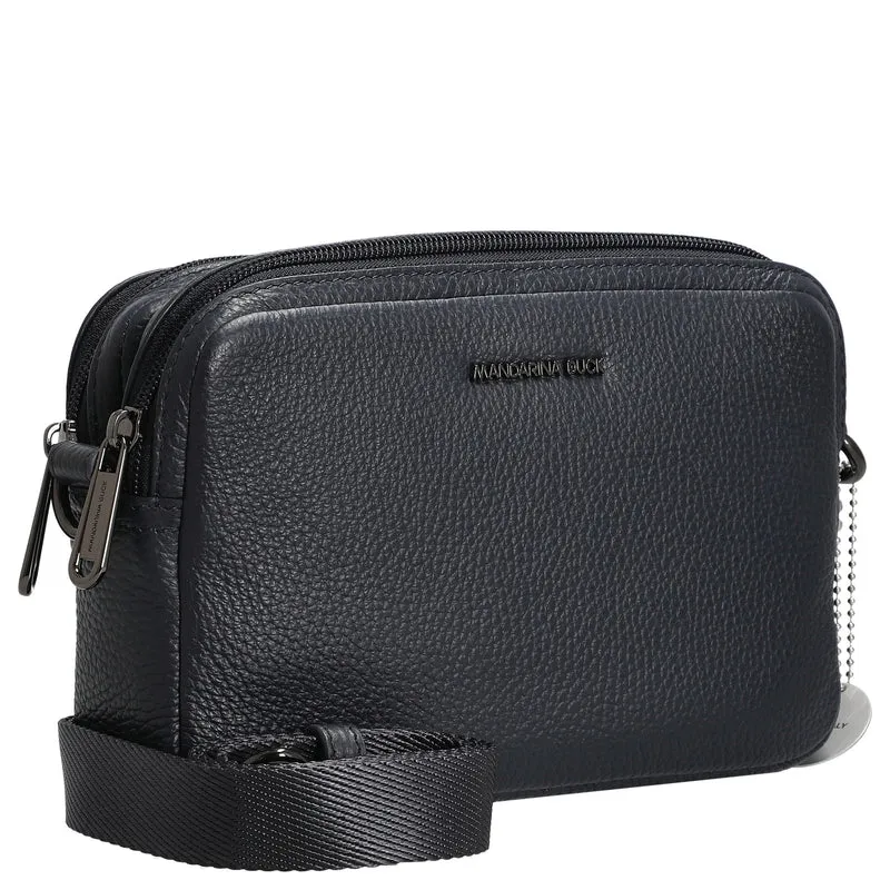 Mandarina Duck Mellow Leather - Umhängetasche 20 cm (dress blue)