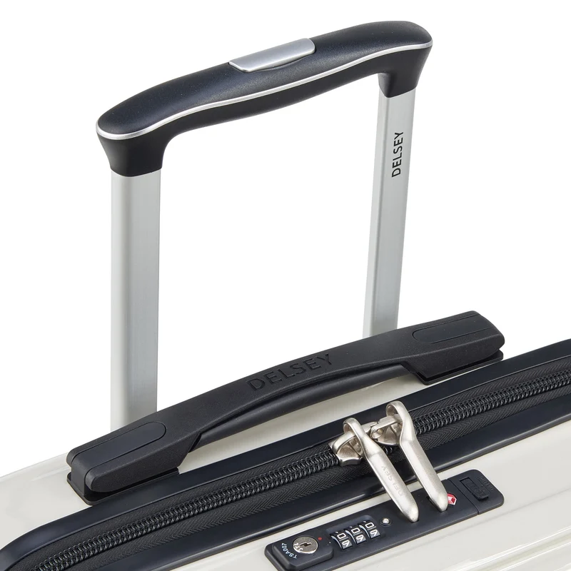 Delsey Paris Shadow 5.0 - 4-Rollen-Kabinentrolley Slim Line USB 55 cm (elfenbein)