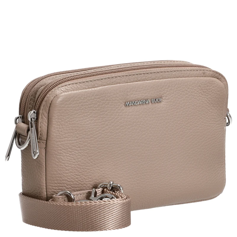 Mandarina Duck Mellow Leather - Umhängetasche 20 cm (warm taupe)