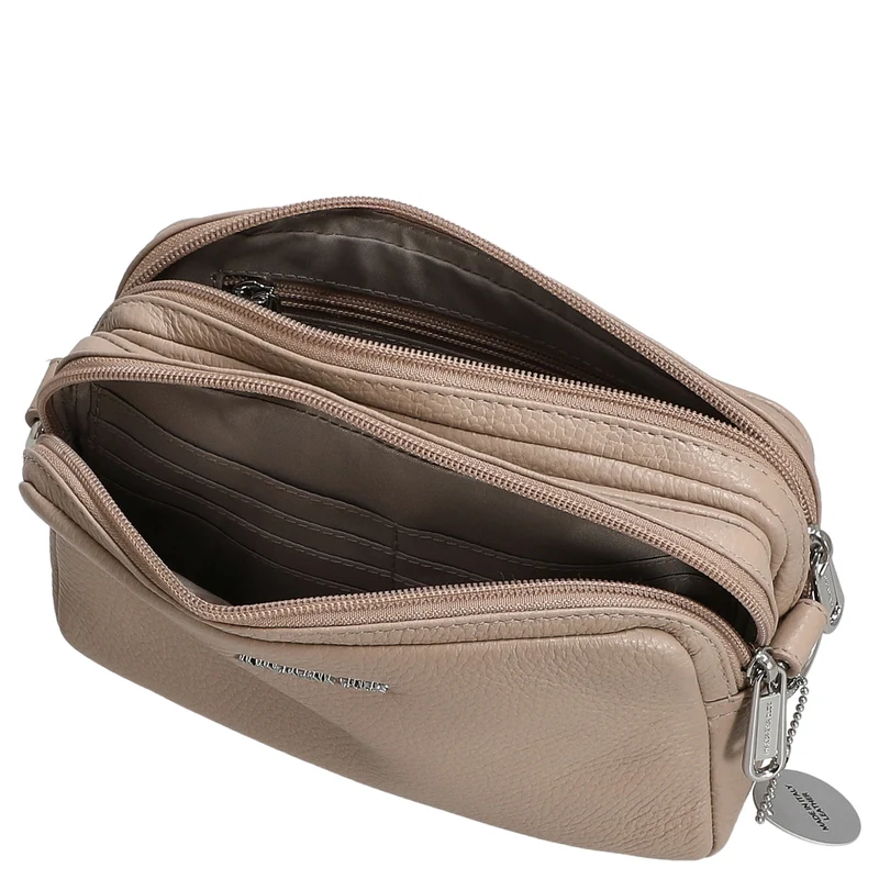 Mandarina Duck Mellow Leather - Umhängetasche 20 cm (warm taupe)