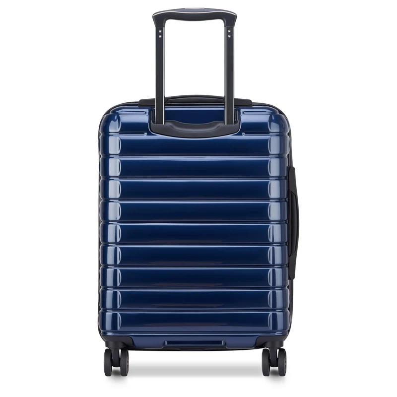 Delsey Paris Shadow 5.0 - 4-Rollen-Kabinentrolley Slim Line USB 55 cm (marineblau)