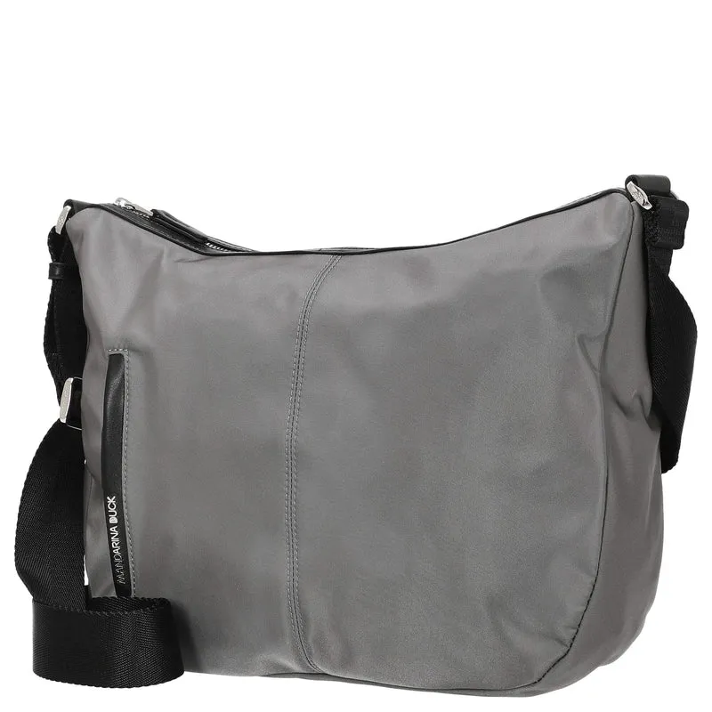 Mandarina Duck Hunter Hobo - Umhängetasche 36 cm (smoked pearl)