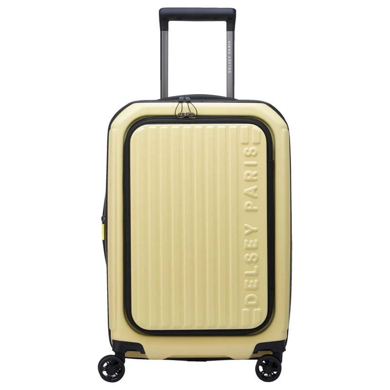 Delsey Paris Securitime - 4-Rollen-Kabinentrolley S 55 cm erw. (blassgelb)