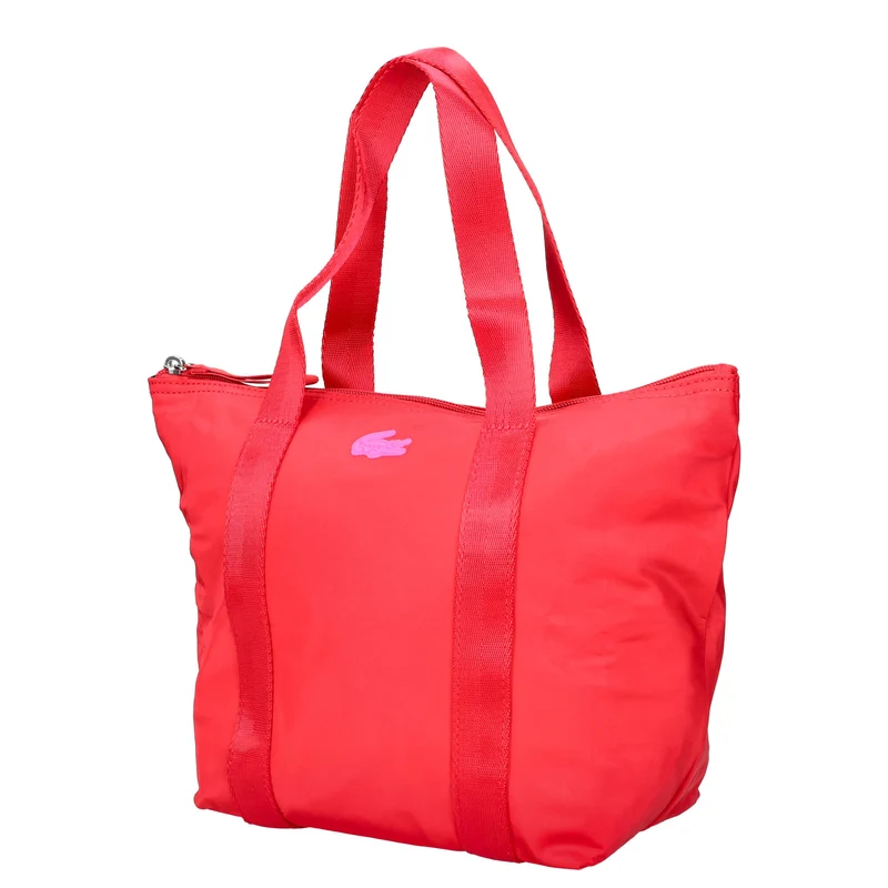 Lacoste Izzie - Shopper XS aus Nylon 23 cm (pompier rose fluo)