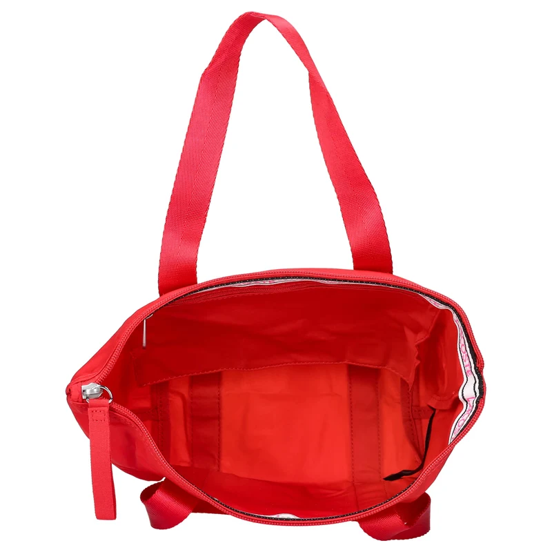 Lacoste Izzie - Shopper XS aus Nylon 23 cm (pompier rose fluo)