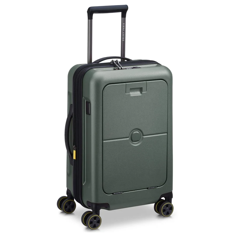 Delsey Paris Turenne 2.0 - 4-Rollen-Kabinentrolley S 56 cm erw. (grün)