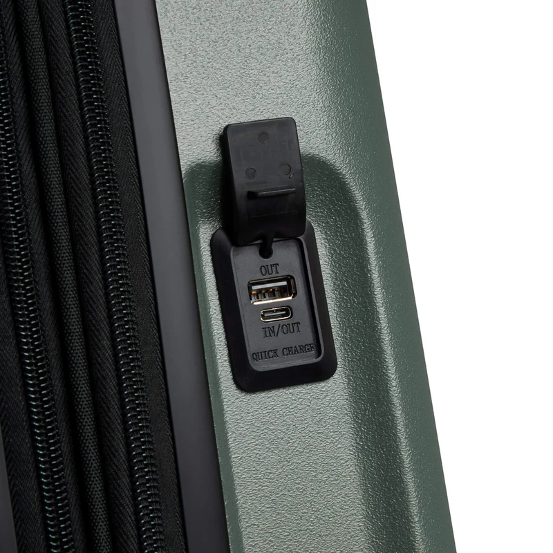 Delsey Paris Turenne 2.0 - 4-Rollen-Kabinentrolley S 56 cm erw. (grün)