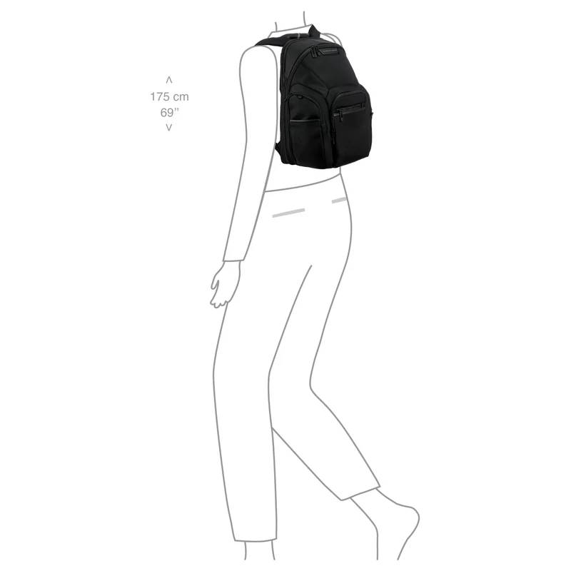 Porsche Design Roadster Nylon Evo - Rucksack M 15.6" 33 cm erw. (black)