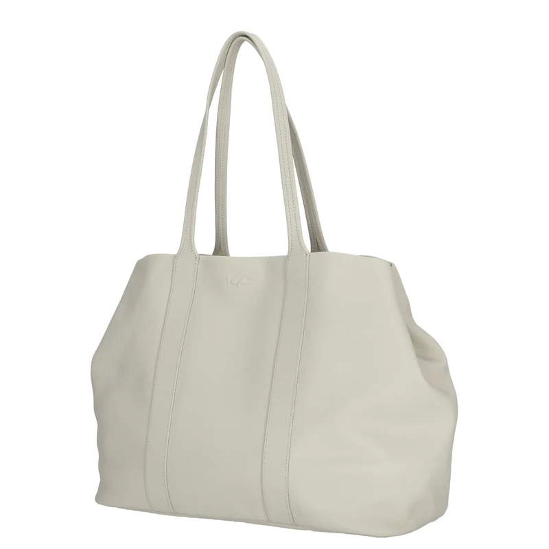 Lacoste City Court - Shopper XL 15" 40 cm (bone white)