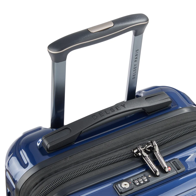 Delsey Paris Shadow 5.0 - 4-Rollen-Kabinentrolley USB 55 cm (marineblau)