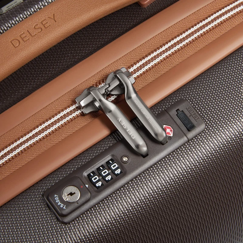 Delsey Paris Chatelet Air 2.0 - 4-Rollen-Kabinentrolley 55 cm (braun)