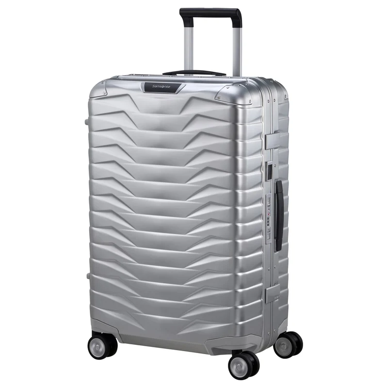 Samsonite Selection Proxis Alu - 4-Rollen-Trolley M 69 cm (aluminium)