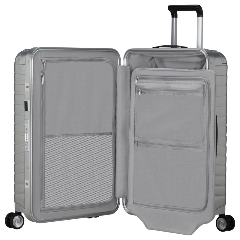 Samsonite Selection Proxis Alu - 4-Rollen-Trolley M 69 cm (aluminium)