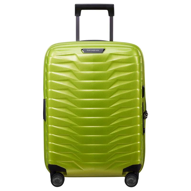 Samsonite Selection Proxis - 4-Rollen Kabinentrolley 55 cm erw. USB (lime)