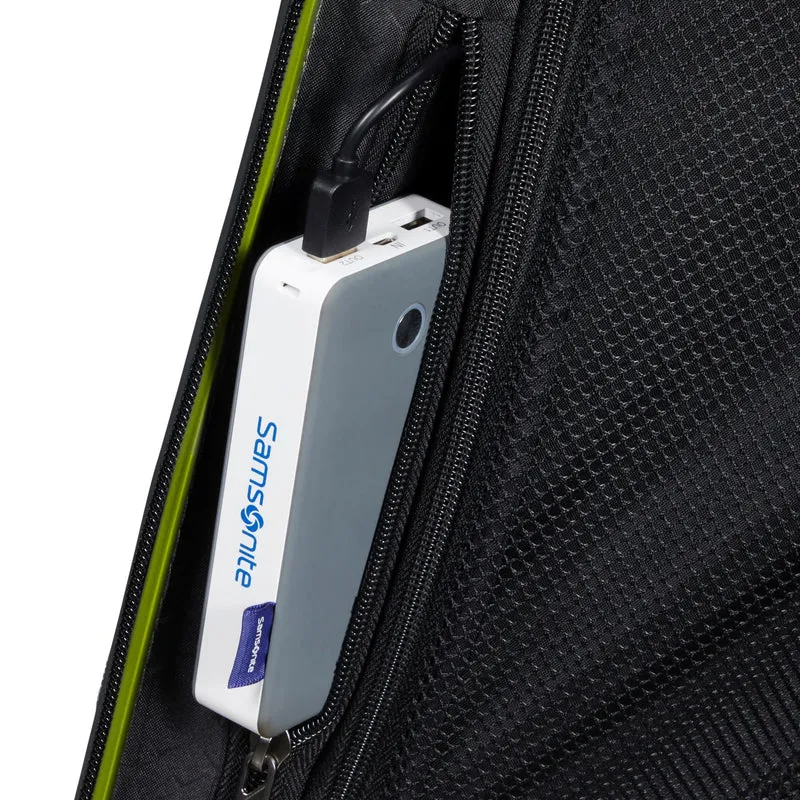 Samsonite Selection Proxis - 4-Rollen Kabinentrolley 55 cm erw. USB (lime)