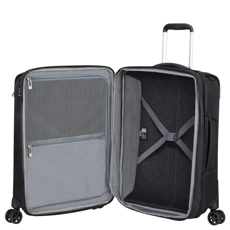 Samsonite Selection Respark - 4-Rollen-Kabinentrolley 55 cm erw. (ozone black)