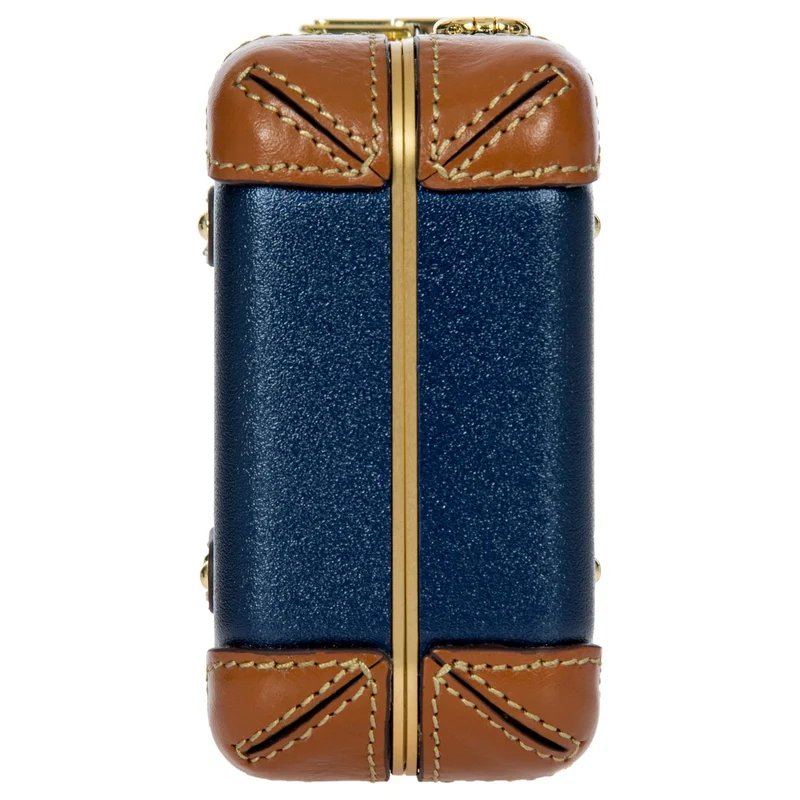 Brics Bellagio - Umhängetasche 20 cm recycelt (blue/tan)