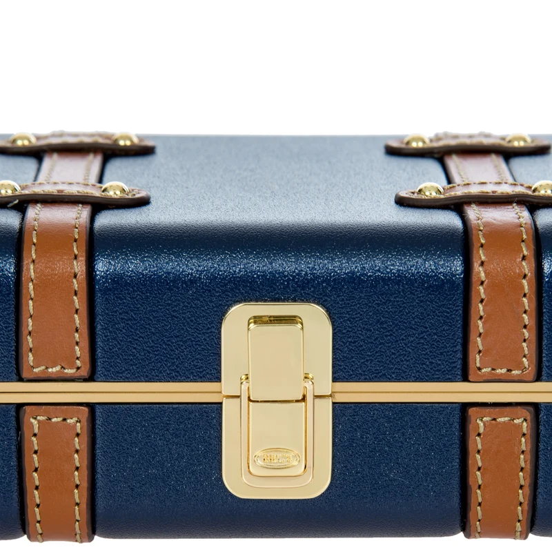 Brics Bellagio - Umhängetasche 20 cm recycelt (blue/tan)