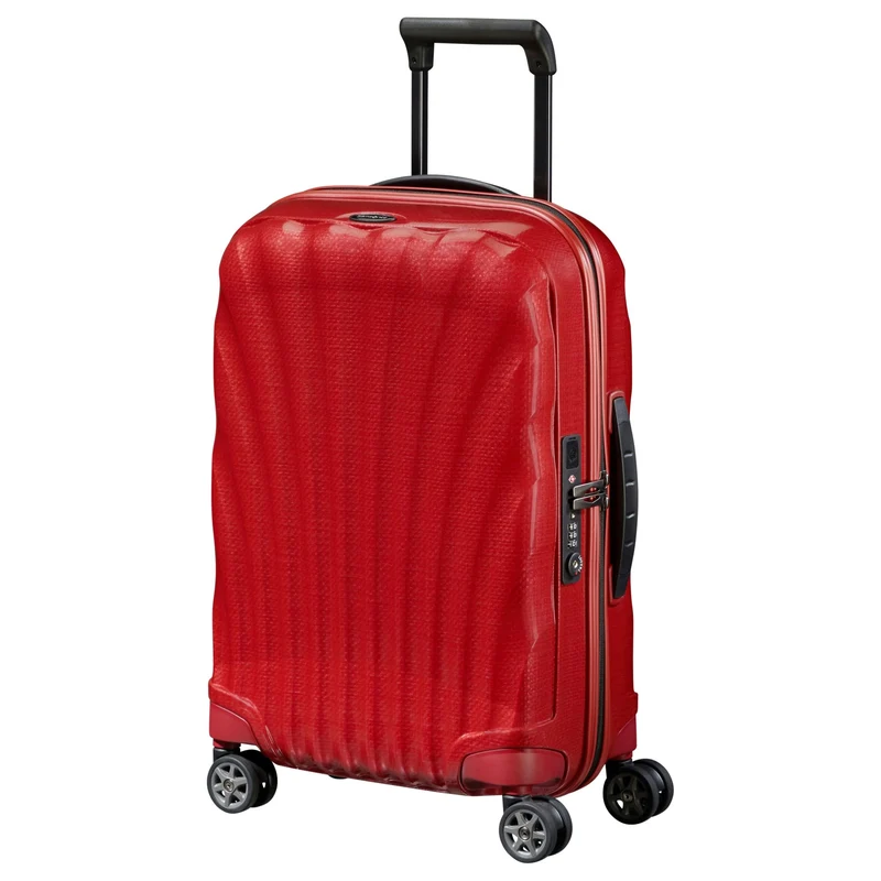 Samsonite Selection C-Lite - 4-Rollen Kabinentrolley 55 cm USB (chili red)