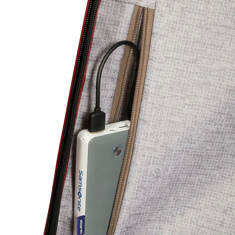 Samsonite Selection C-Lite - 4-Rollen Kabinentrolley 55 cm USB (chili red)